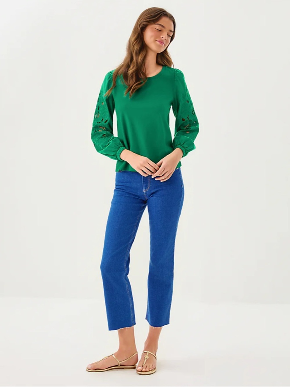 Lilly Pulitzer
ISLEY KNIT TOP, FIDDLE LEAF GREEN NWT XL - Picture 2 of 10